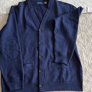 Polo by Ralph Lauren Men's Dark Blue Cardigan